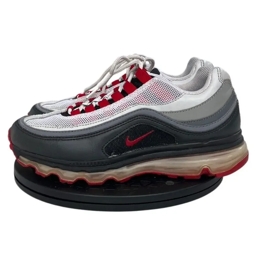 Mens Nike Air Max 24-7 397252 001 Leather Running Athletic Sneaker Size 5.5Y